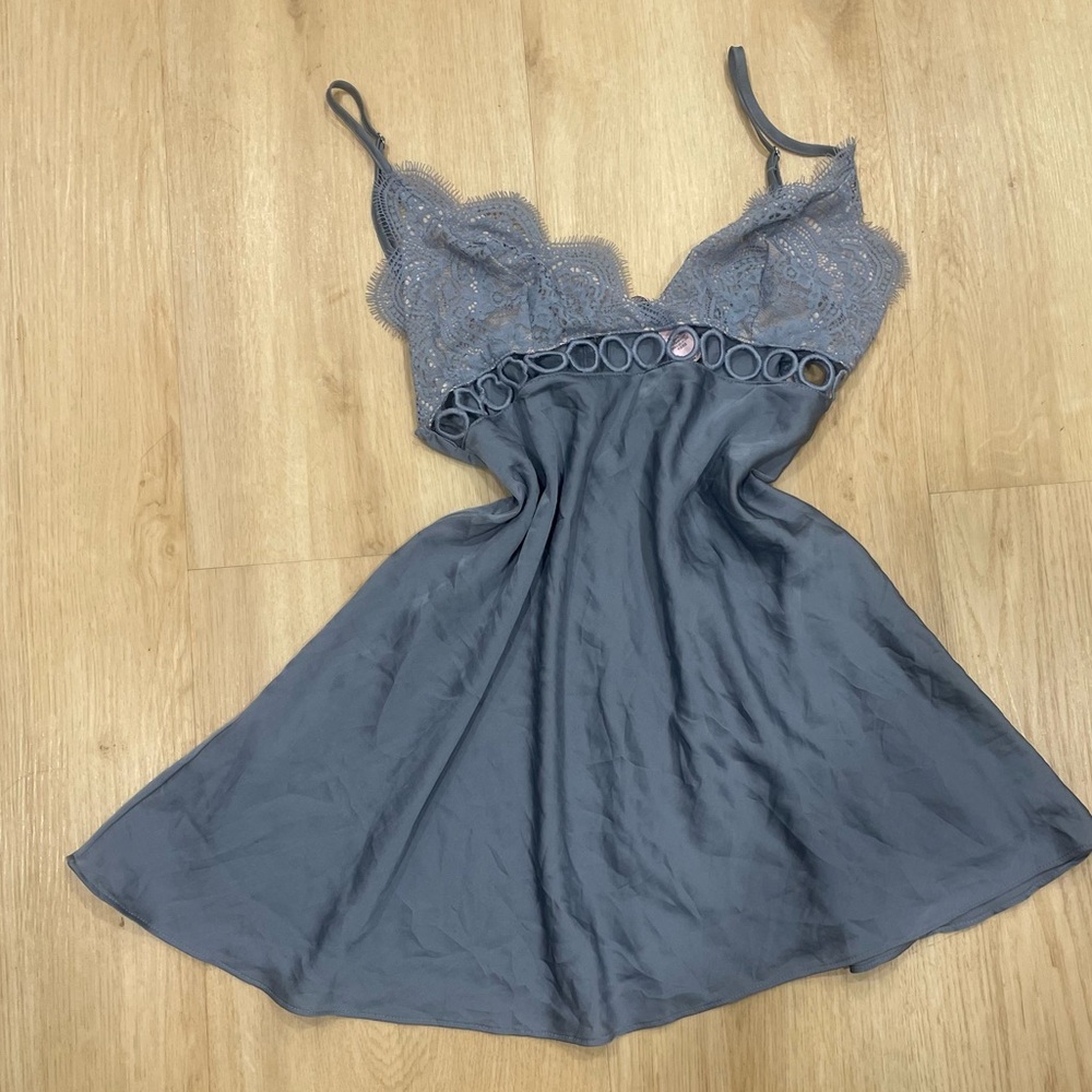 Victoria's Secret Dream Angels dusty blue babydoll dress Size: S